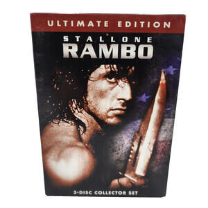 Rambo Ultimate DVD Collection 1-3 – Sylvester Stallone – Action Box Set